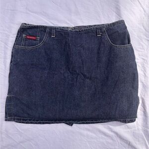 💙 Vintage Nevada Dark Wash Denim Mini Skort Size 12 

Description:
